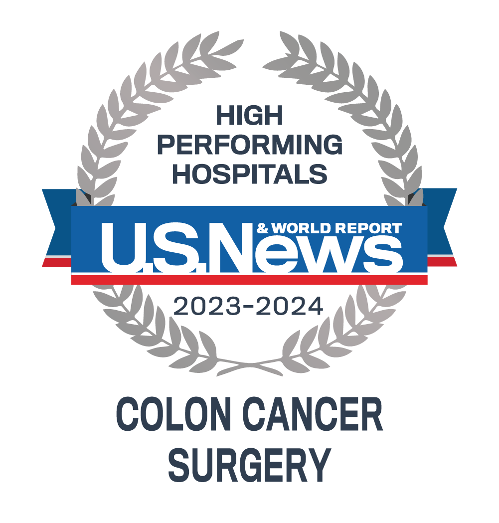 High Performing Hospitals - U.S. News & World Report - 2023-24 - Colon Cancer Surgery