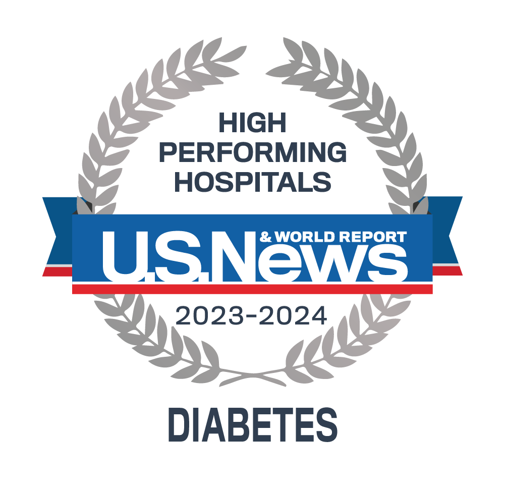 High Performing Hospitals - U.S. News & World Report - 2023-24 - Diabetes