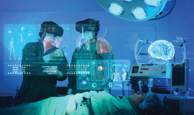 Photo showing new surgery imaging technology